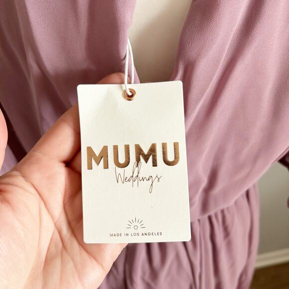 Show Me Your Mumu Emily Maxi Dress 1X Antique Rose NWT - Picture 8 of 9